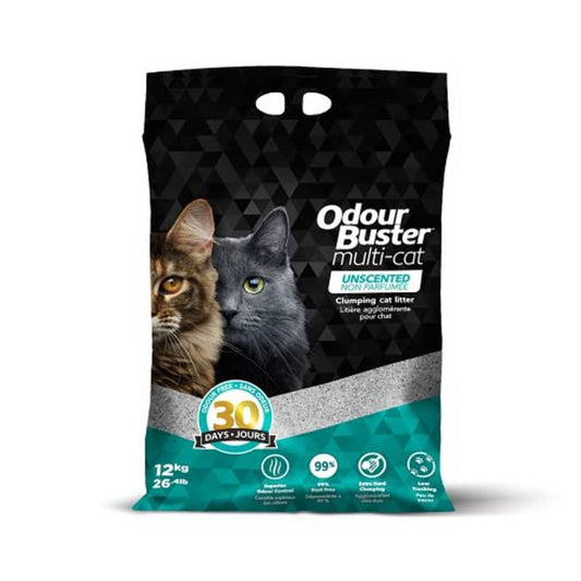 ODOUR BUSTER GATO MULTI-CAT CAT LITTER 12 KG