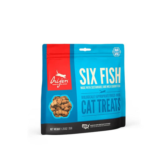 ORIJEN GATO FREEZE-DRIED CAT TREATS SIX FISH