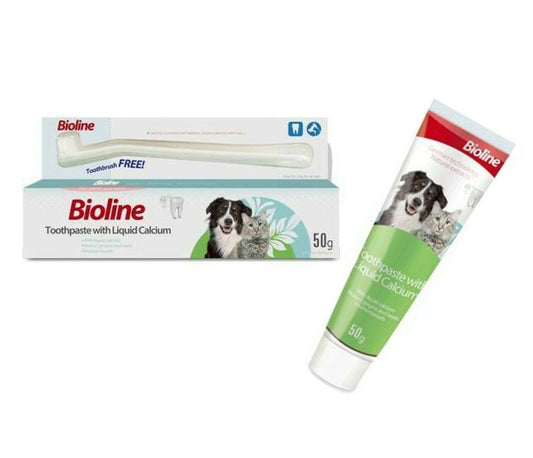 BIOLINE PASTA DE DIENTES CON CALCIO LÍQUIDO