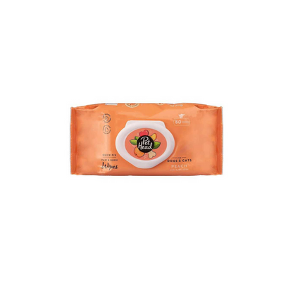 PET HEAD QUICK FIX TOALLITAS HÚMEDAS 80 TOALLITAS