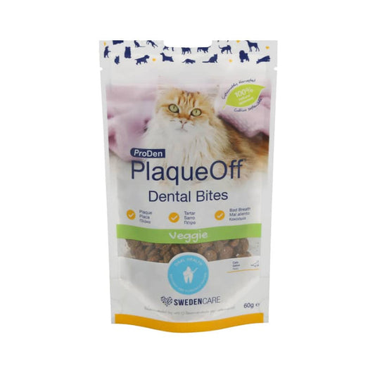 PLAQUEOFF® DENTAL BITES PARA GATOS 60G
