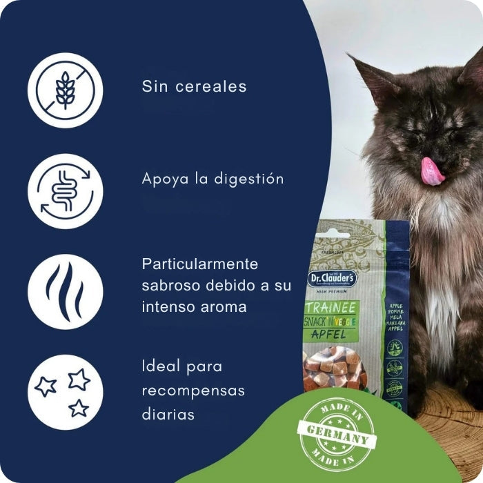 DR. CLAUDER´S PERRO Y GATO TRAINEE SNACK APPLE