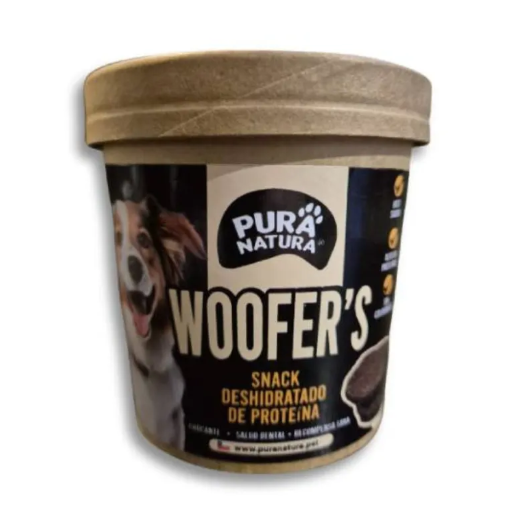 PURA NATURA SNACK PERRO WOOFER'S 80 GR