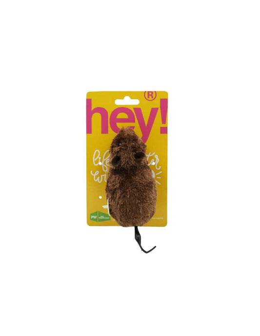 HEY! JUGUETE GATO RATÓN A CUERDA