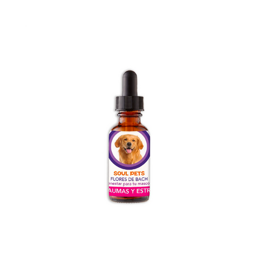 SOUL PETS PERRO FLORES DE BACH TRAUMA Y ESTRÉS (SPP-05)